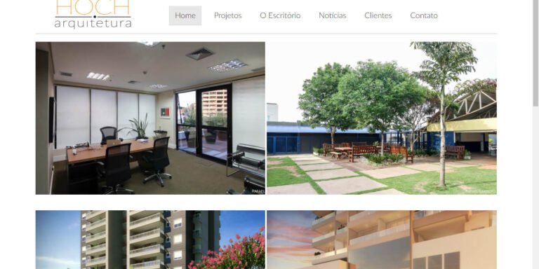 Criação de site - Hoch Arquitetura