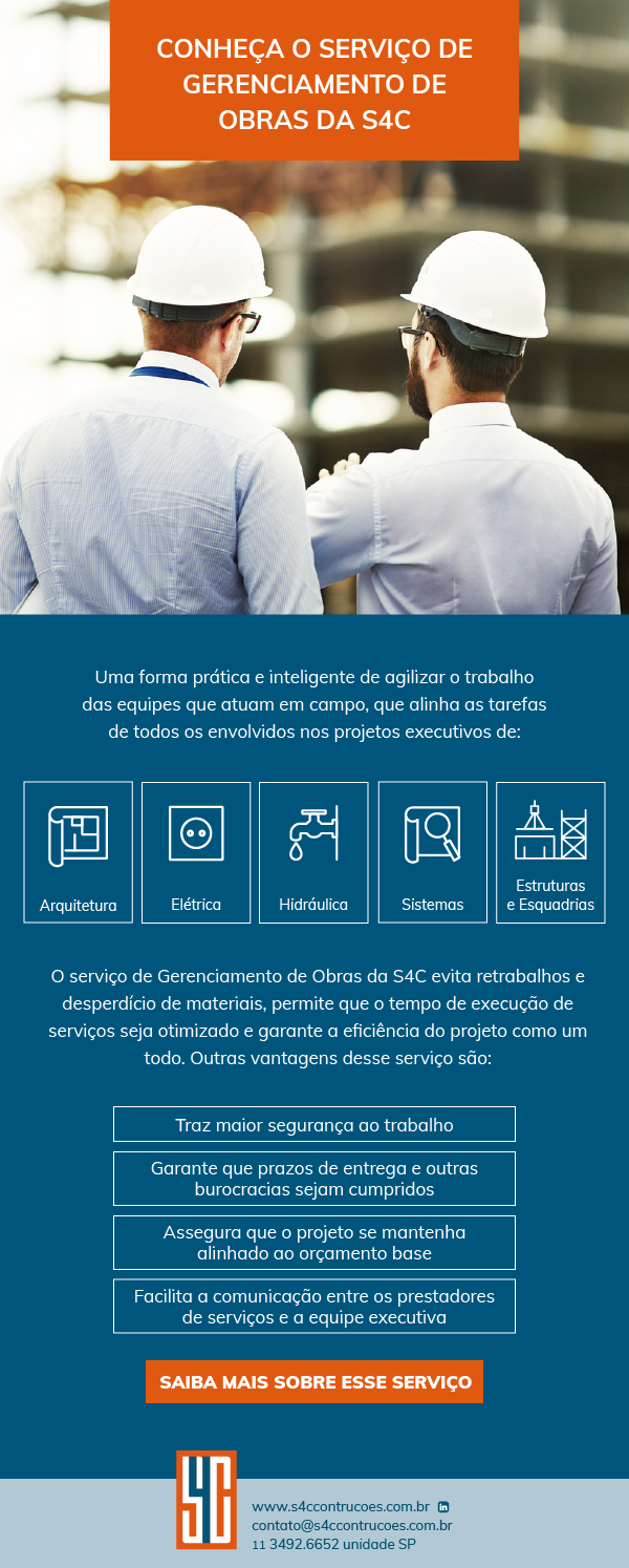 E-mail Marketing de Gerenciamento de Obras