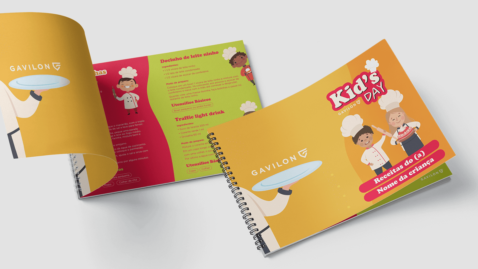 Dia das Crianças - Gavilon - 2021 - Livreto cardapio