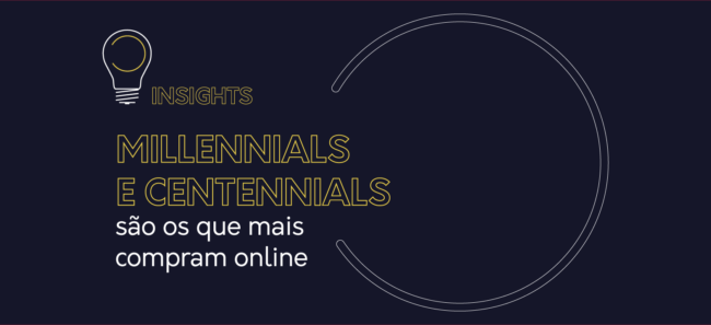 Millennials e Centennials são os que mais compram online