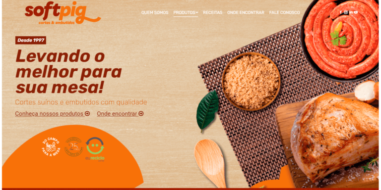 Criação de site - softpig