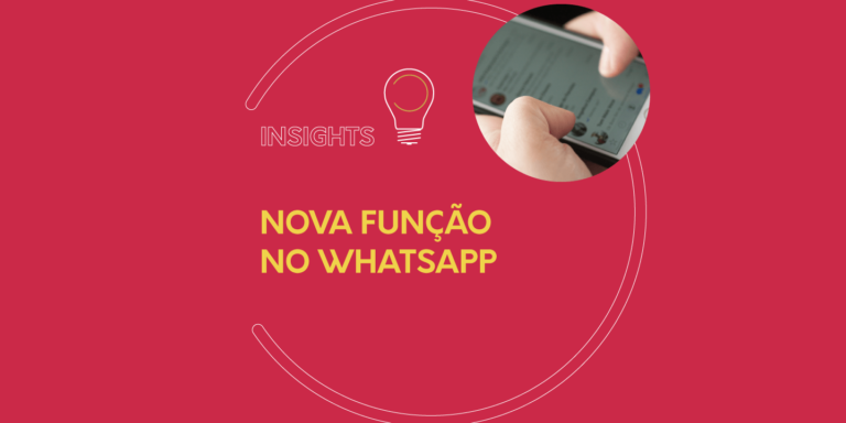 NOVA FUNÇÃO NO WHATSAPP