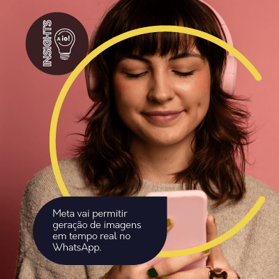 Meta vai permitir geração de imagens em tempo real no WhatsApp