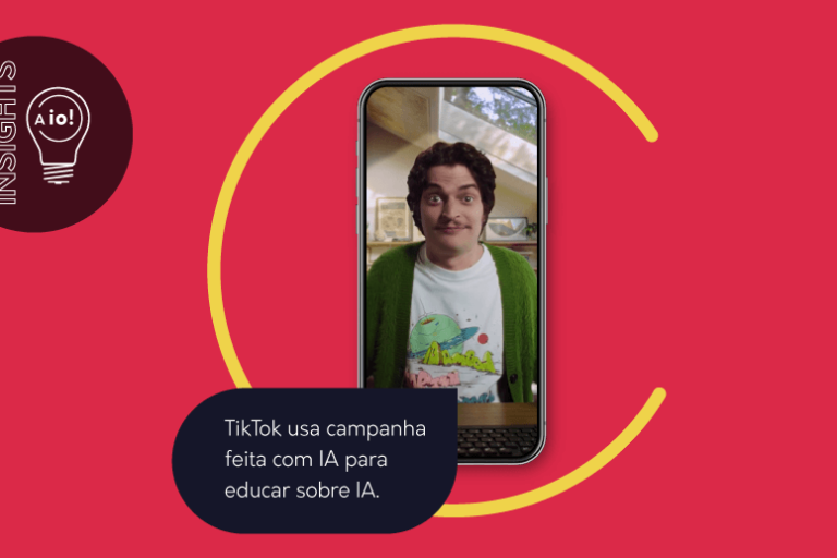 O TikTok lançou uma campanha feita por IA para ensinar sobre... IA! 💡 A ideia é ensinar a galera a reconhecer conteúdos gerados por IA e a importância de rotulá-los direitinho.